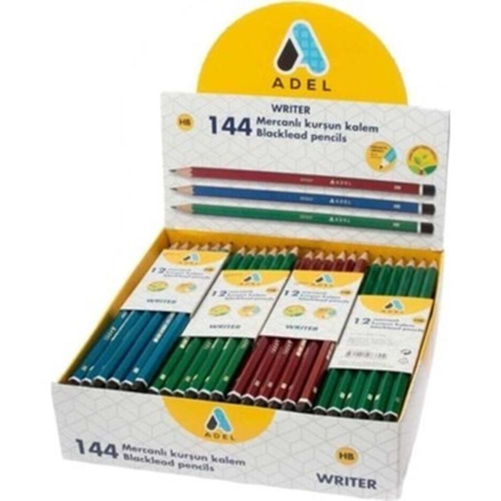 ADEL WRITER MERCANLI KURŞUN KALEM*144*24 GRS