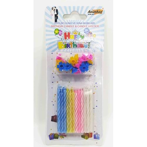 50026 DOĞUM GÜNÜ MUMU 24LÜ*288 BLİSTERLİ