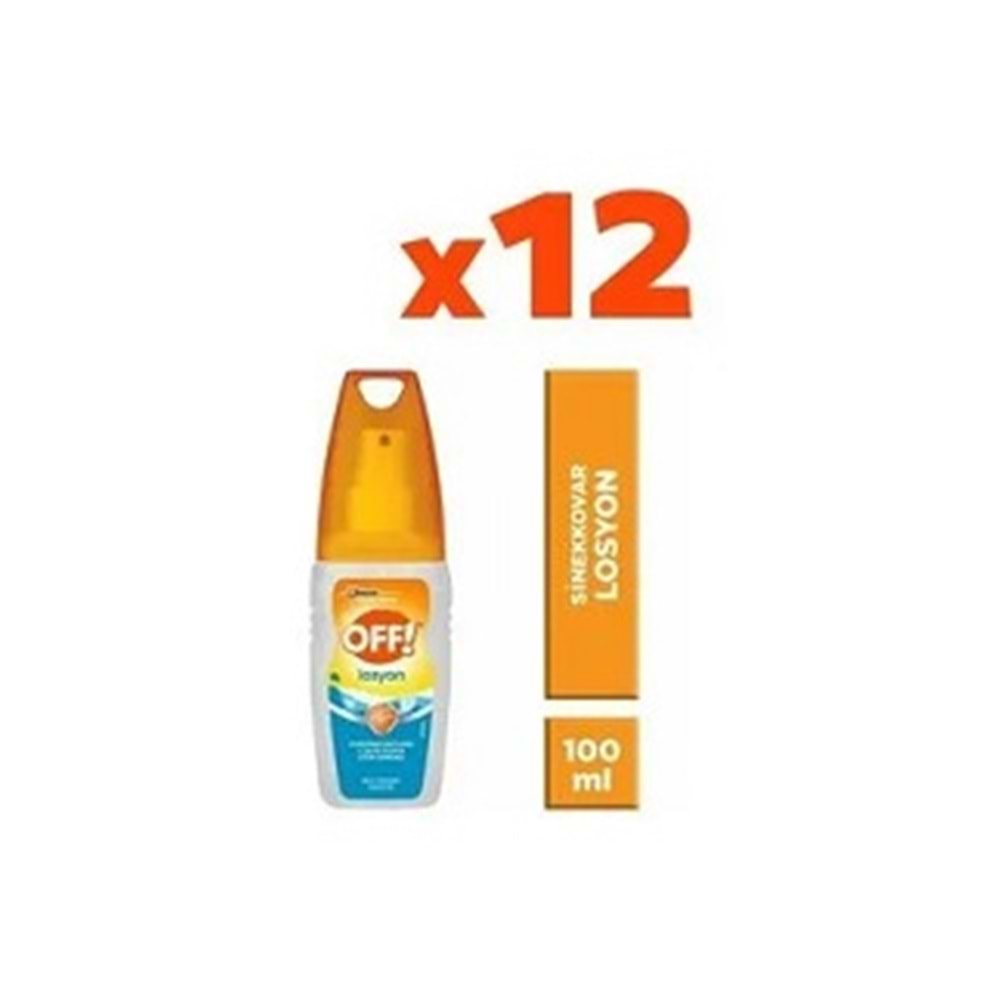 OFF SİNEK KOVAN SPREY LOSYON 100ML *12