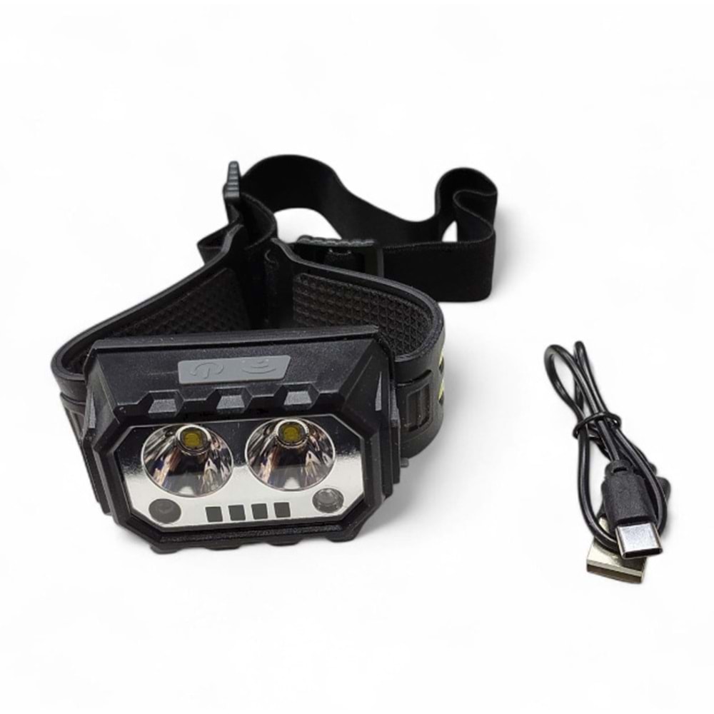 PS1822-2 SENSÖRLÜ ŞARJLI KAFA FENERİ