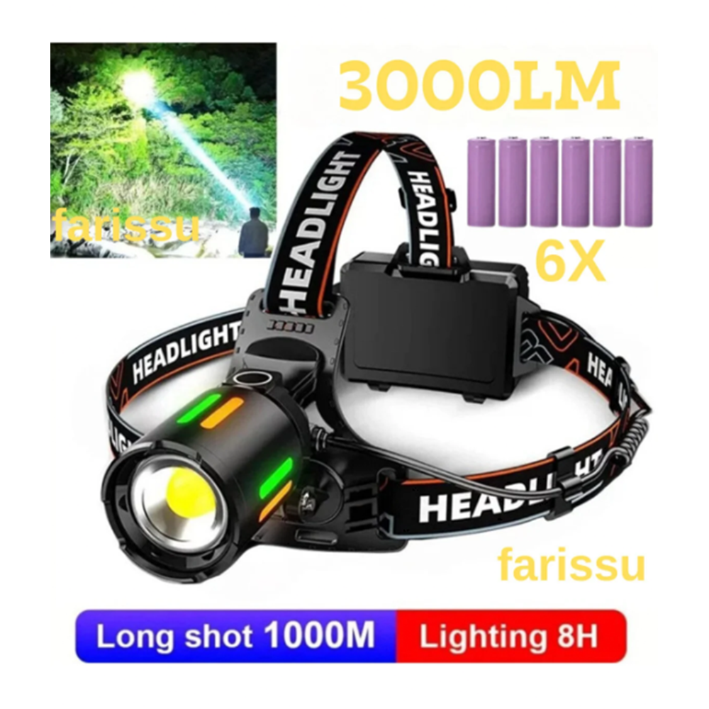 QMAX PST62 KAFA FENERİ ŞARJLI