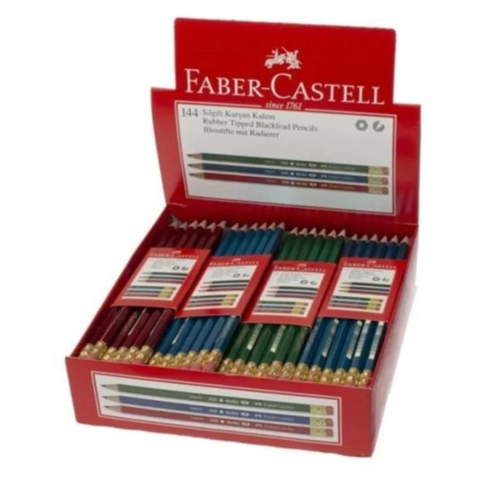 2120 FABER KURŞUN KALEM KÖŞELİ SİLGİLİ*144