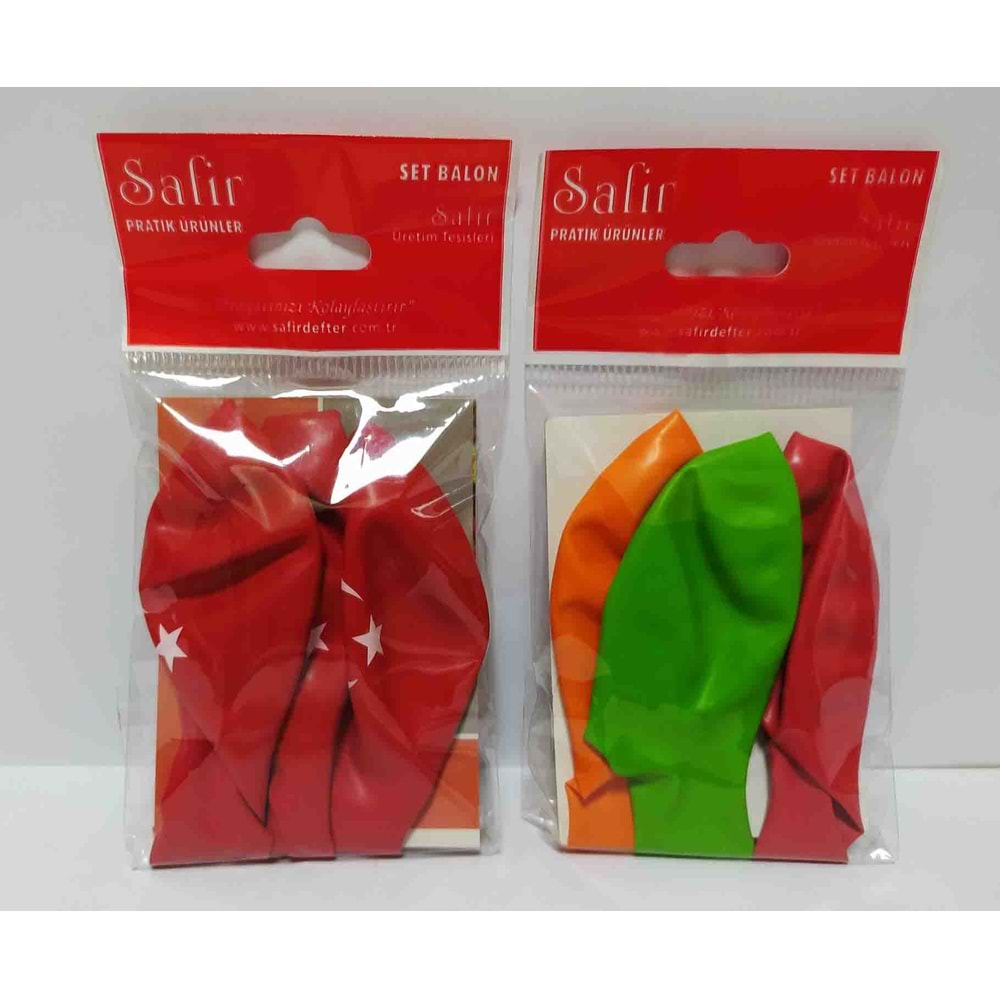 0881 SAFİR SET BALON*50