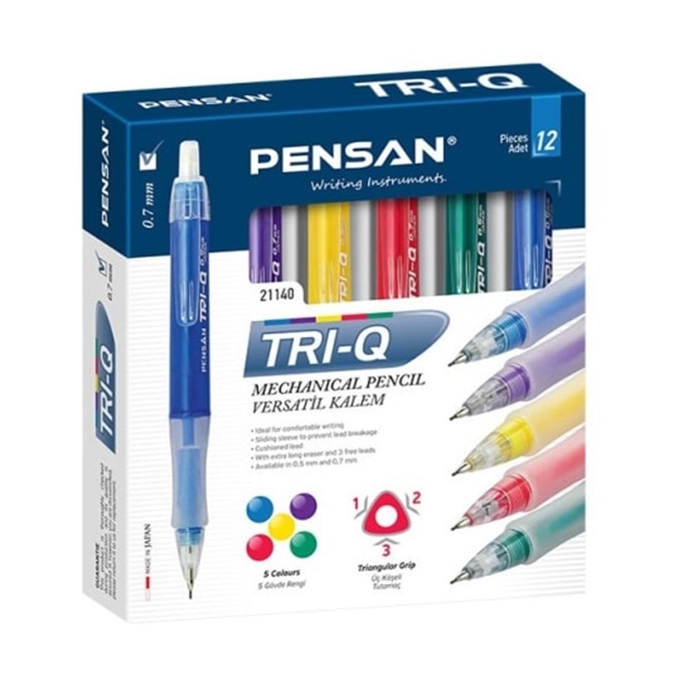 PENSAN 21140 TRI-Q VERSATİL KALEM 0.7*12