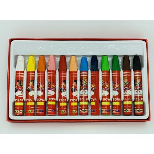 MİKROGOLD PASTEL BOYA 12 Lİ