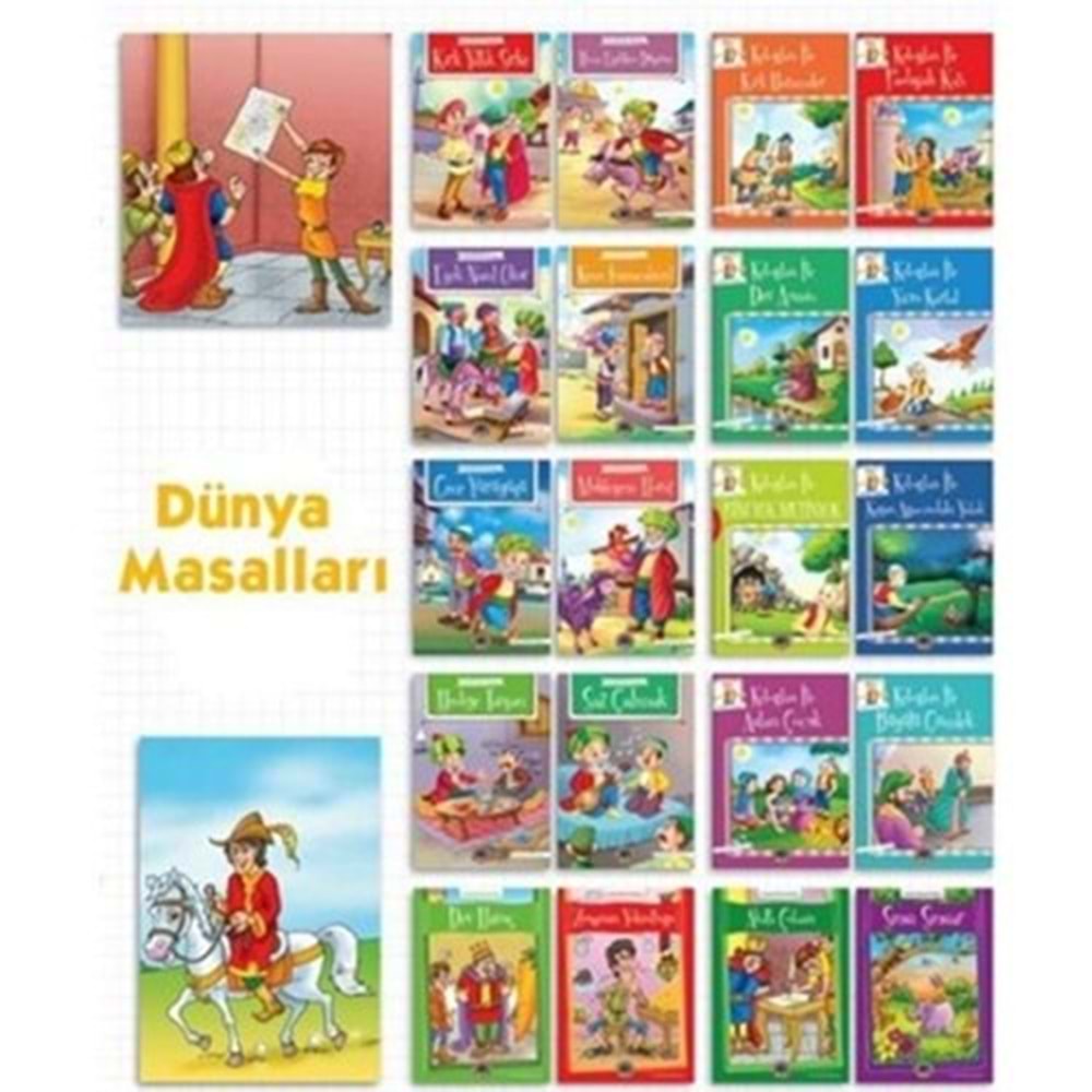 KARATAY DÜNYA MASALLARI A4 1.SINIF 50Lİ SET