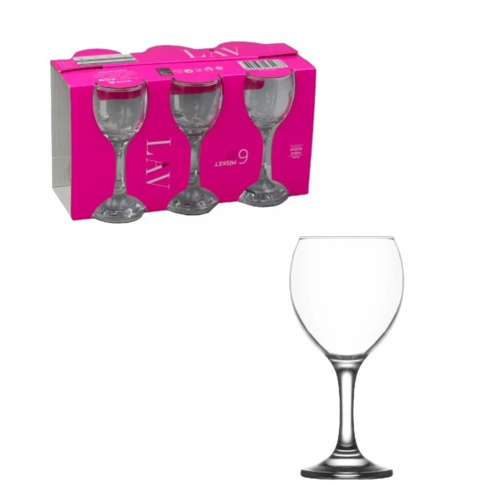 LAV MIS509F MİSKET AYAKLI BARDAK 6LI K.K*4