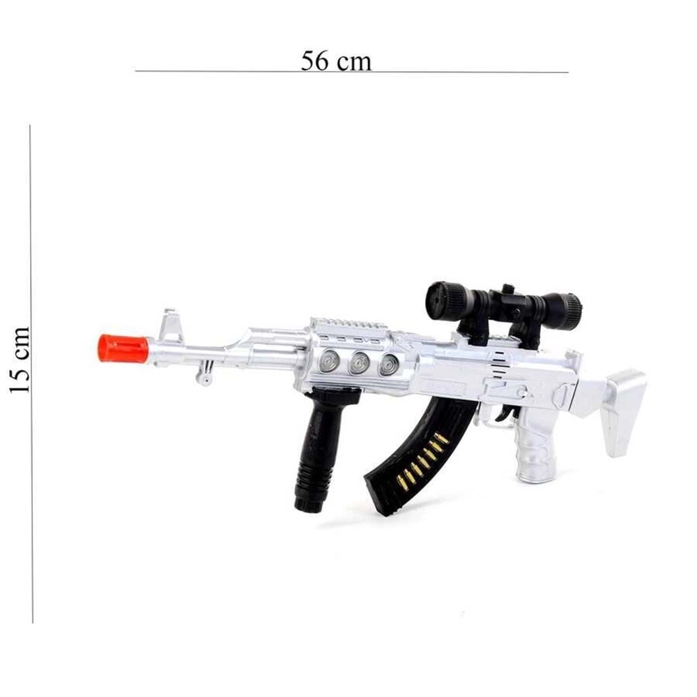 AK2828K KABZELİ PİLLİ IŞIKLI SİLAH POŞETLİ*60 /MP2830