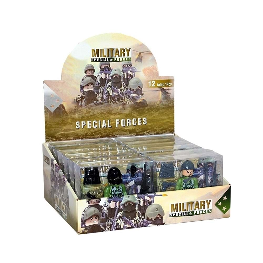 BAYRAKTAR BY600 KÜÇÜK ASKER SET PVC KUTU*12