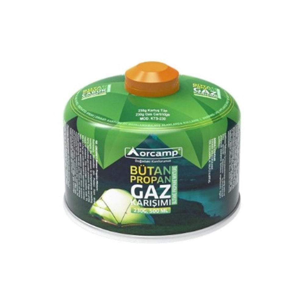 KTS230 ORCAMP KARTUŞ TÜP GAZ 230 GR*24