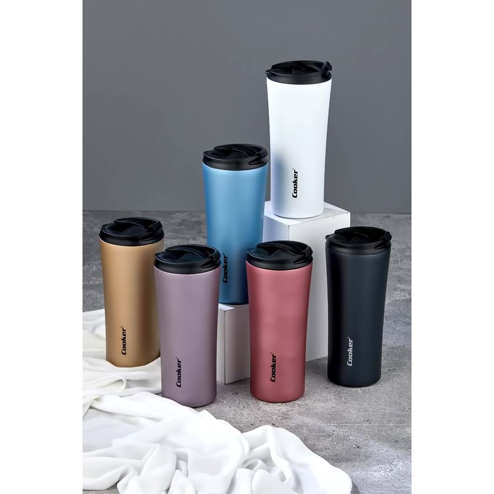 CKR2050 COOKER ÇELİK TERMOS BARDAK 400 ML BOYALI*24