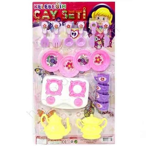 MELİH TOYS MLH8518 KELEBEĞİM ÇAY SETİ*52