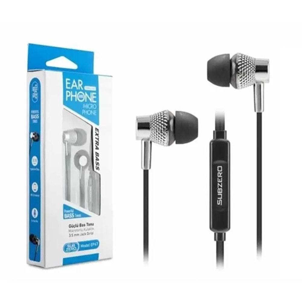 EP47 SUBZERO METAL KULAKLIK MİKROFONLU*10