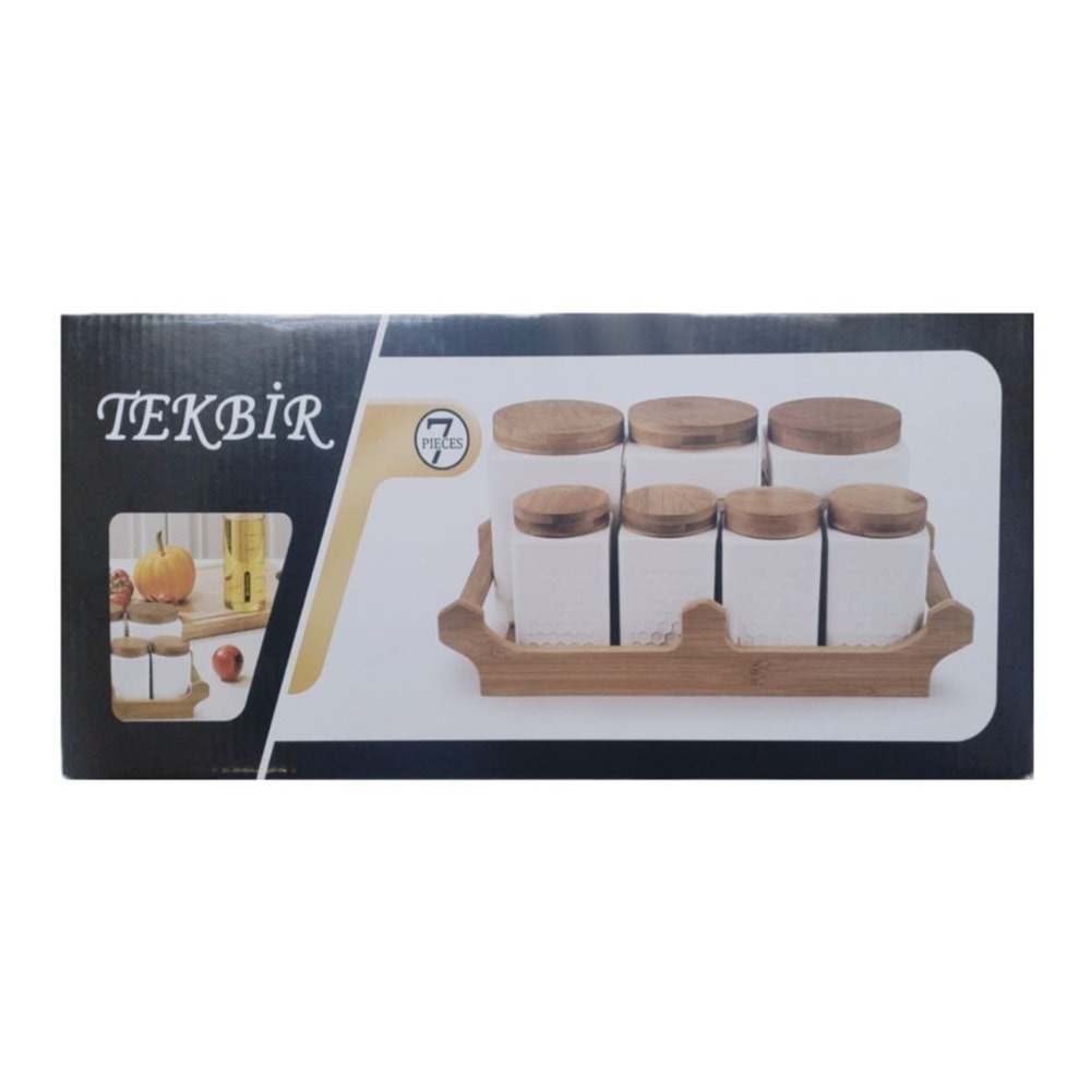 TEKBİR PJ03540 LÜKS BAHARAT TAKIMI 7Lİ*6