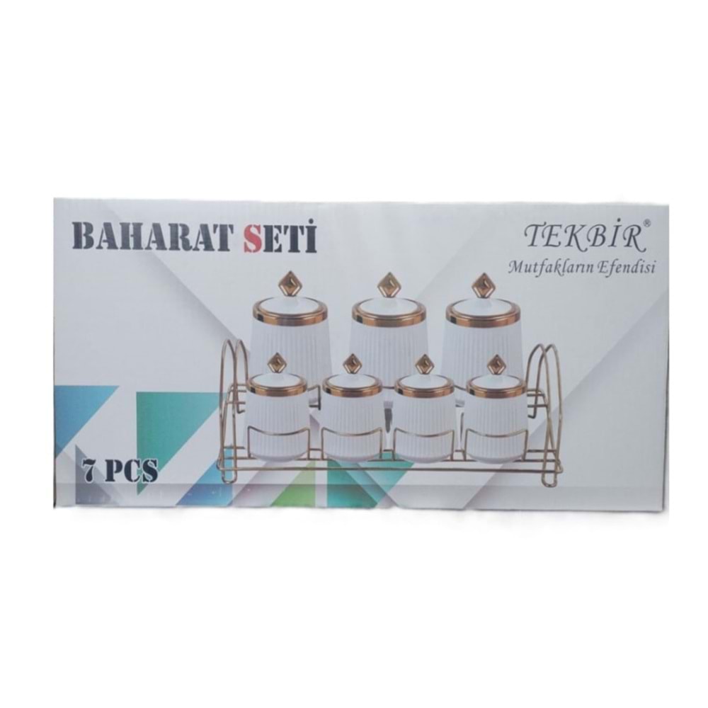 TEKBİR PXM2804 LÜKS BAHARAT TAKIMI 7Lİ*4