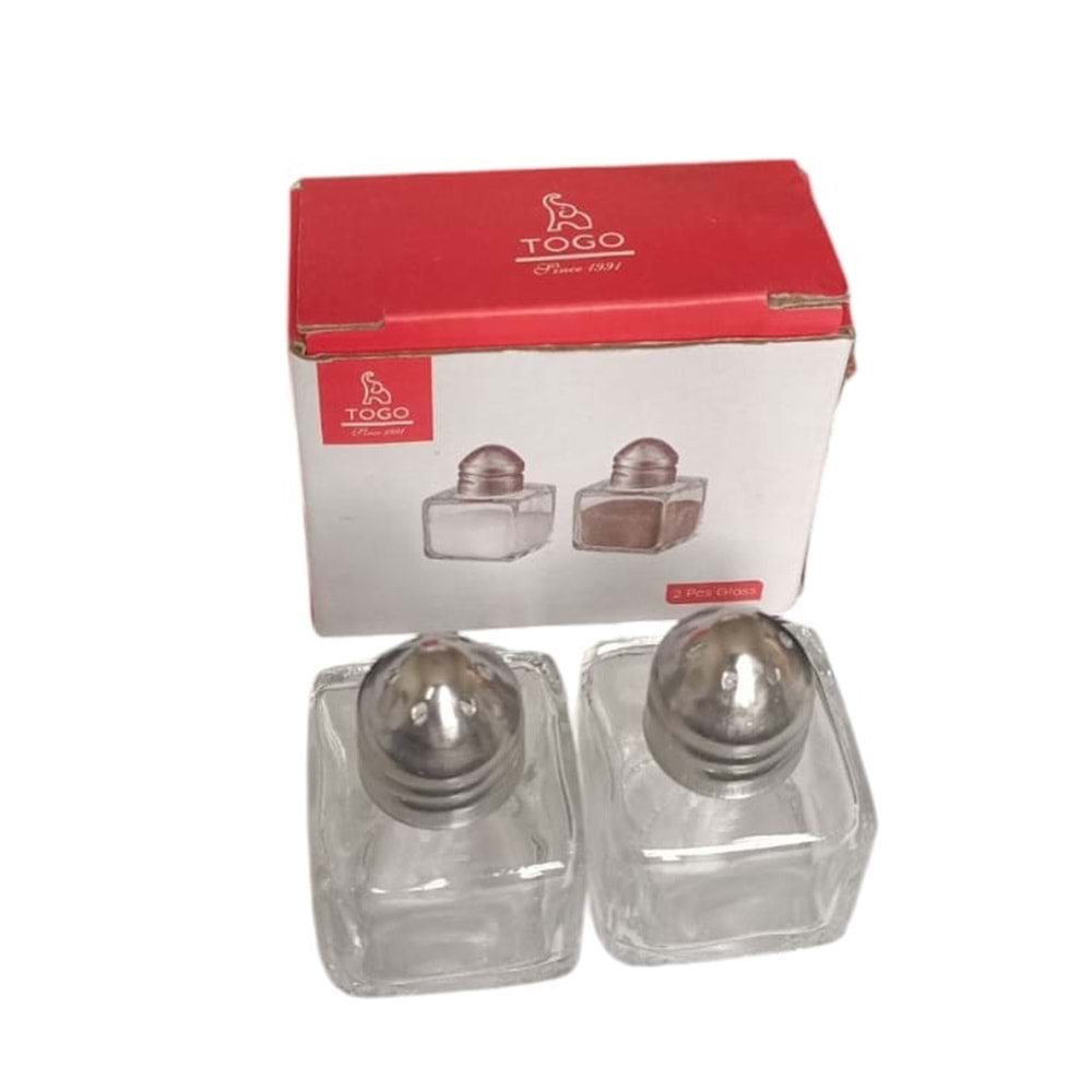 TOGO 1159 KARE MİNTİ TUZLUK 2 Lİ *240