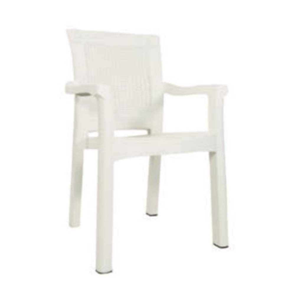 FLORYA MİMOZA KOLTUK RATTAN BEYAZ*24