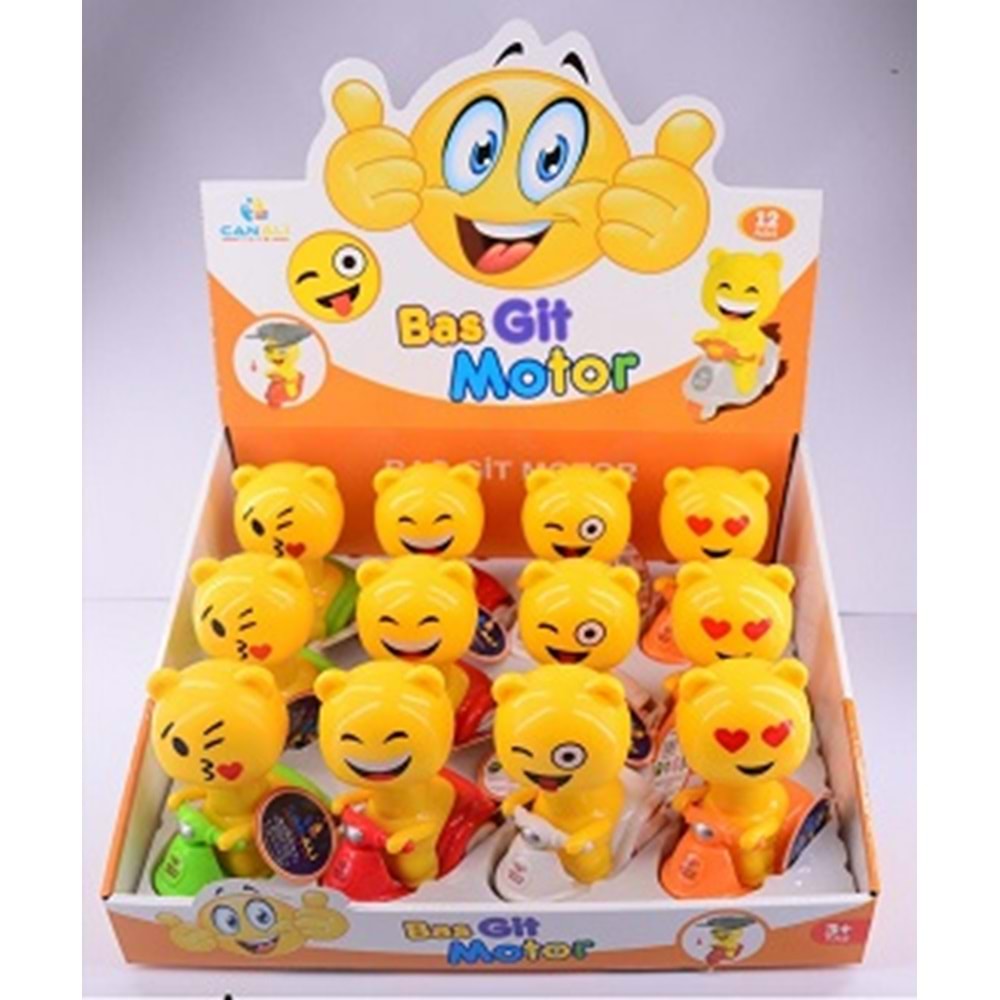 CAN ALİ TOYS CNL555B*CNL555 BAS GİT MOTOSİKLET*144