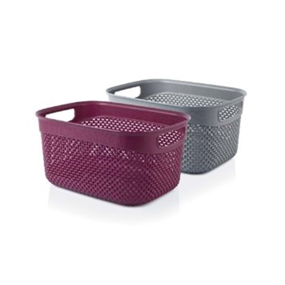 ÜÇSAN M163 DAMLA DESEN SEPET 6,6 LT*24