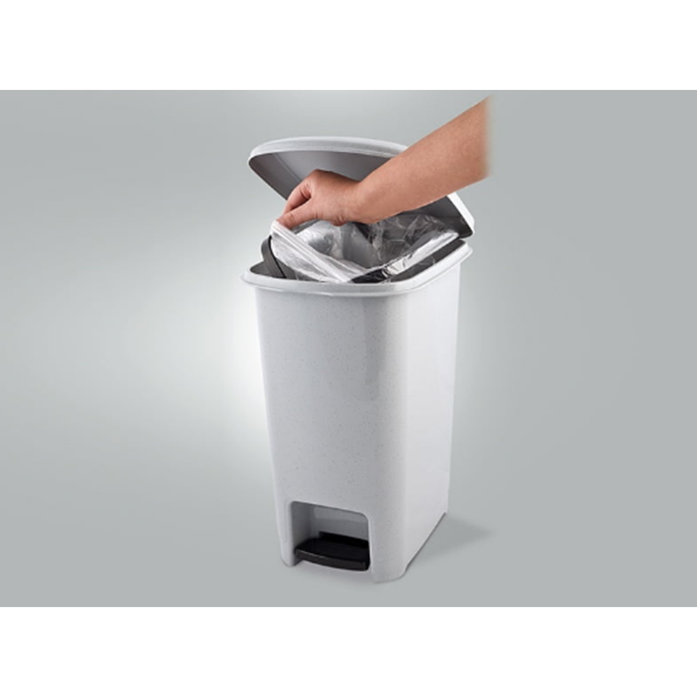 ÜÇSAN M1052 SLİM PEDALLI ÇÖP KOVA 15 LT*12