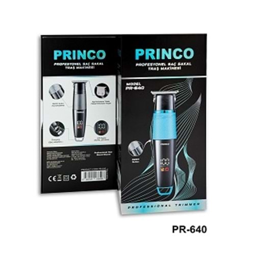 PRINCO PR640 PROFESYONEL SAÇ-SAKAL TRAŞ MAKİNASI*30