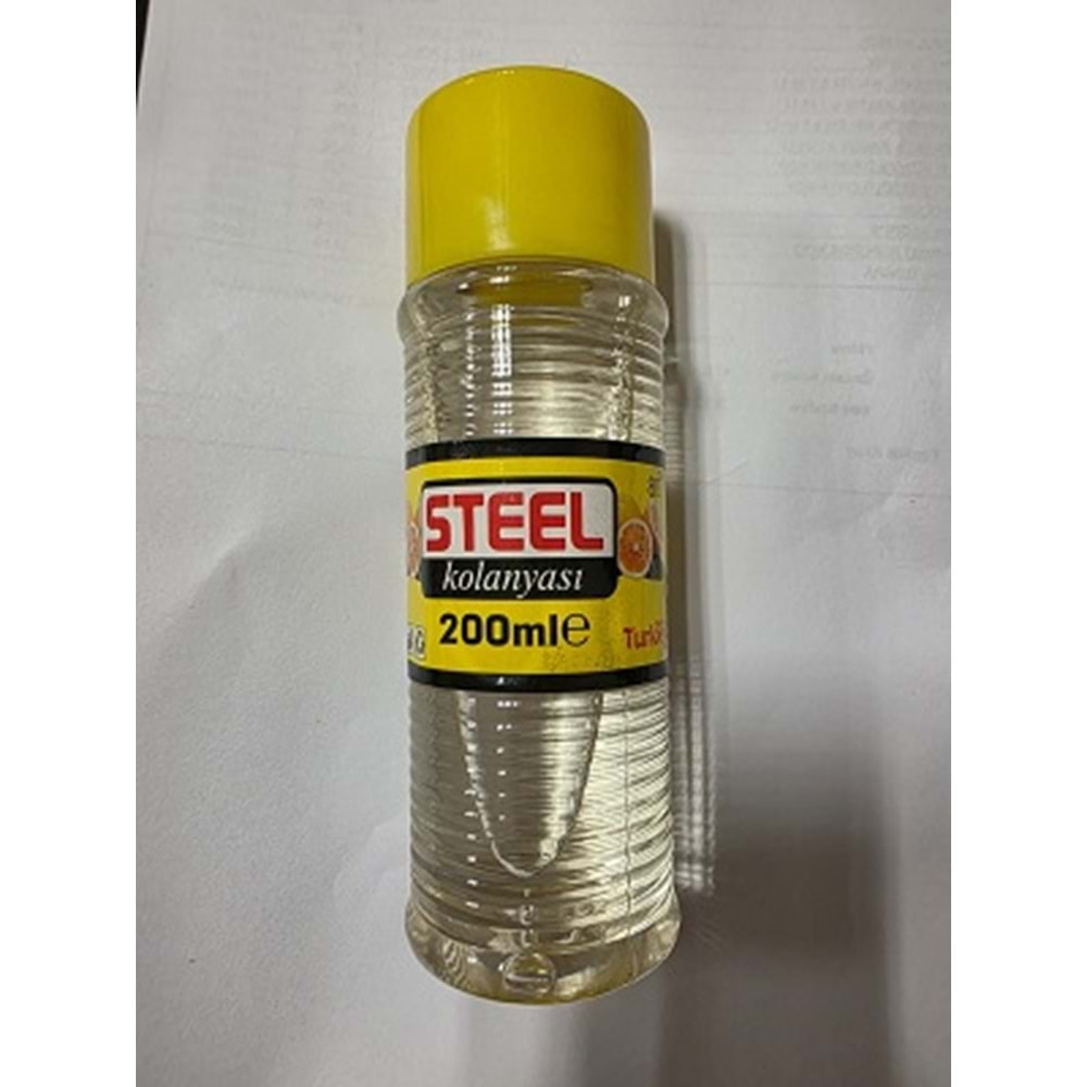 STEEL LİMON KOLONYA 200CC*12