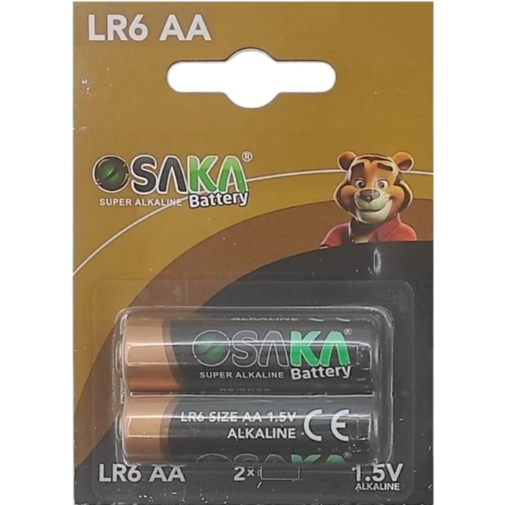 OSAKA PİL OPL06 KALEM LR6 AA 2 Lİ