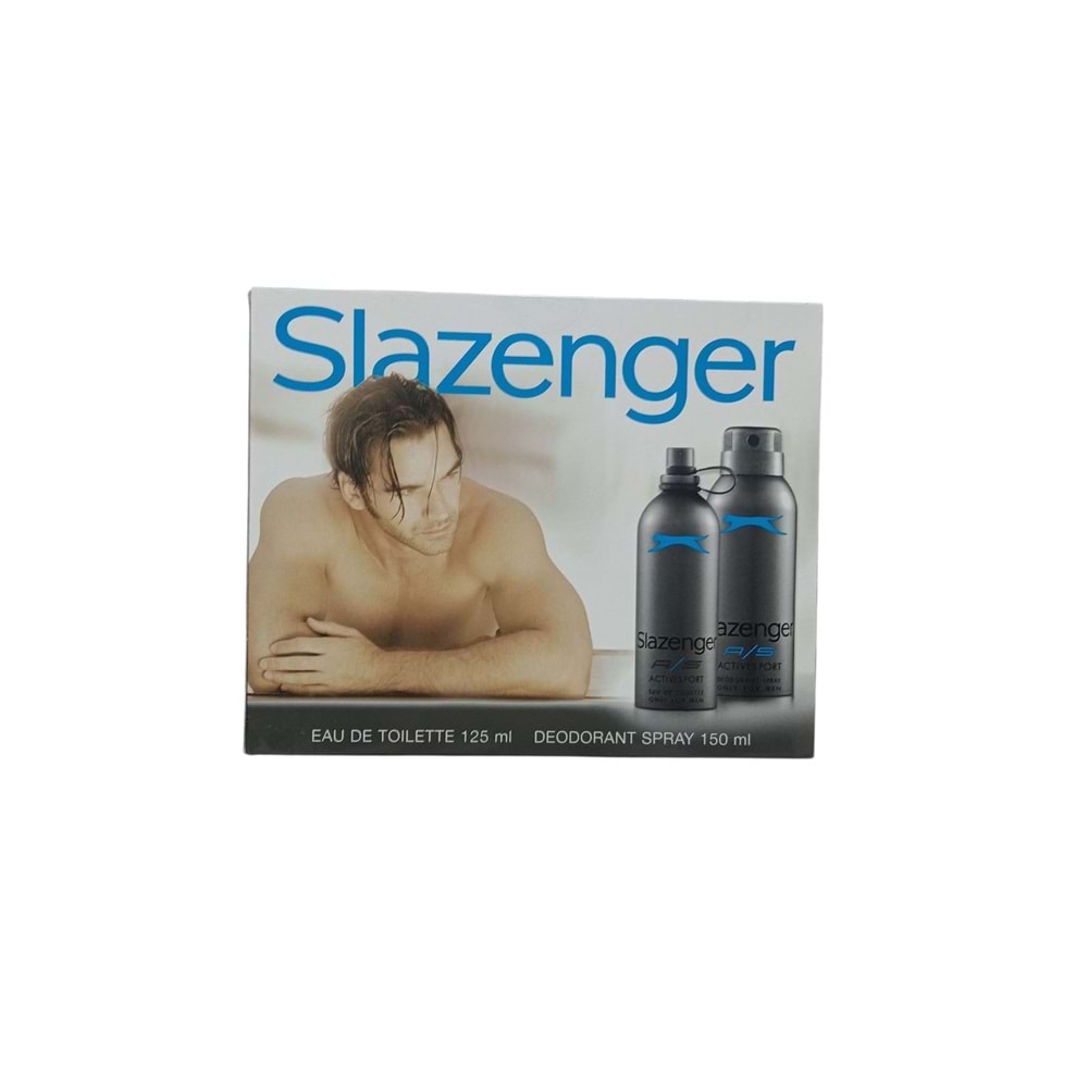 SLAZENGER DEODORANT GIFT SET MAVİ 2 Lİ *12