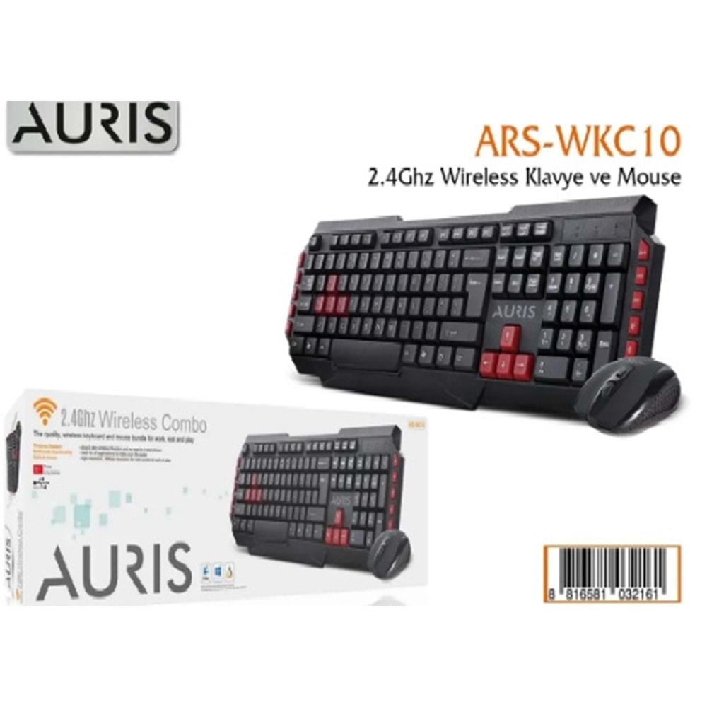 ARS-WKC10 WIRELESS KLAVYE MOUSE SET