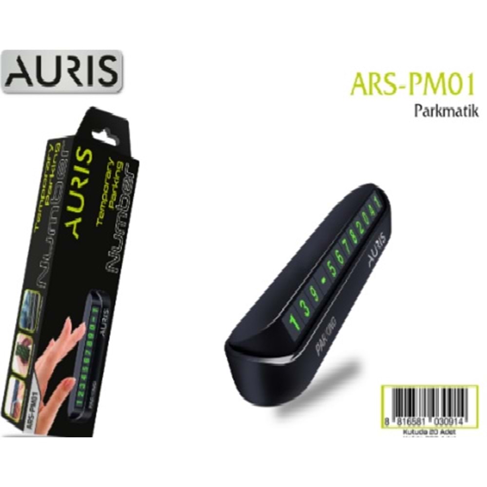 ARS-PM01 AURIS PARKING NUMBER NUMARATÖR