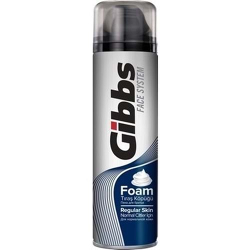 GİBBS TRAŞ KÖPÜĞÜ REGULAR 200 ML*6*24