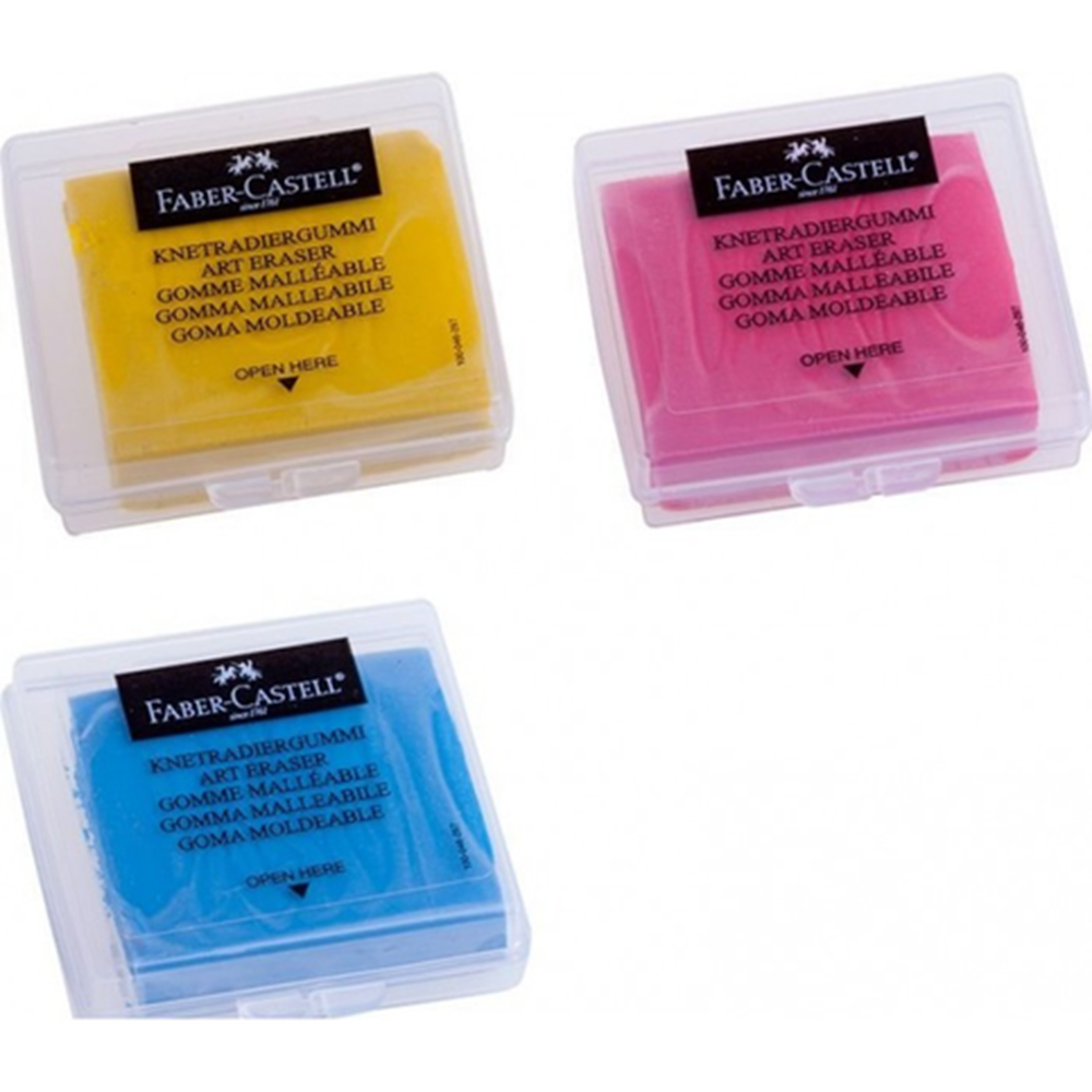 FABER 7321 HAMUR SİLGİ PLS KUTULU RENKLİ