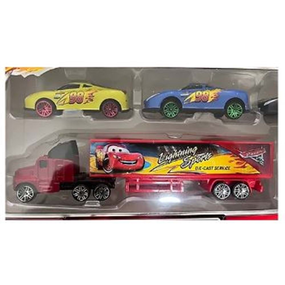 TOYSAN SPR50 RACER TIR SETİ 3 LÜ METAL ARABALI