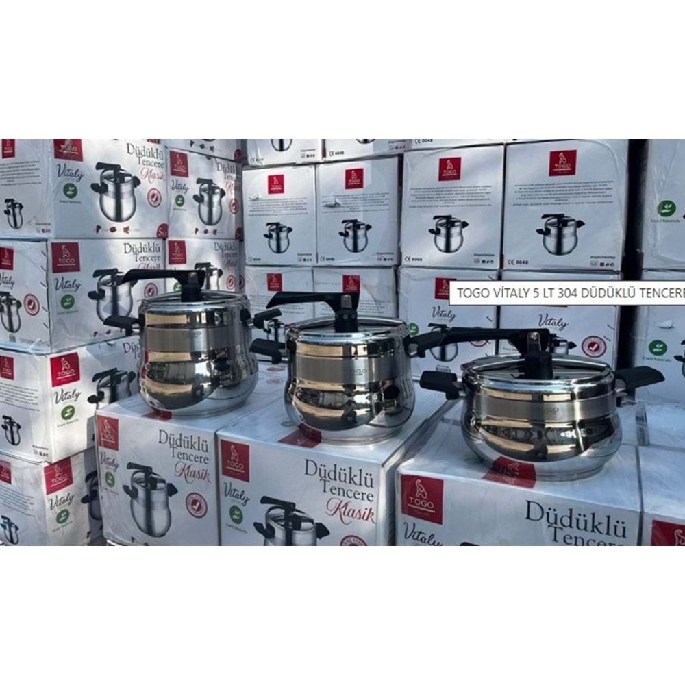 TOGO 5615 VİTALY 9LT DÜDÜKLÜ TENCERE*4