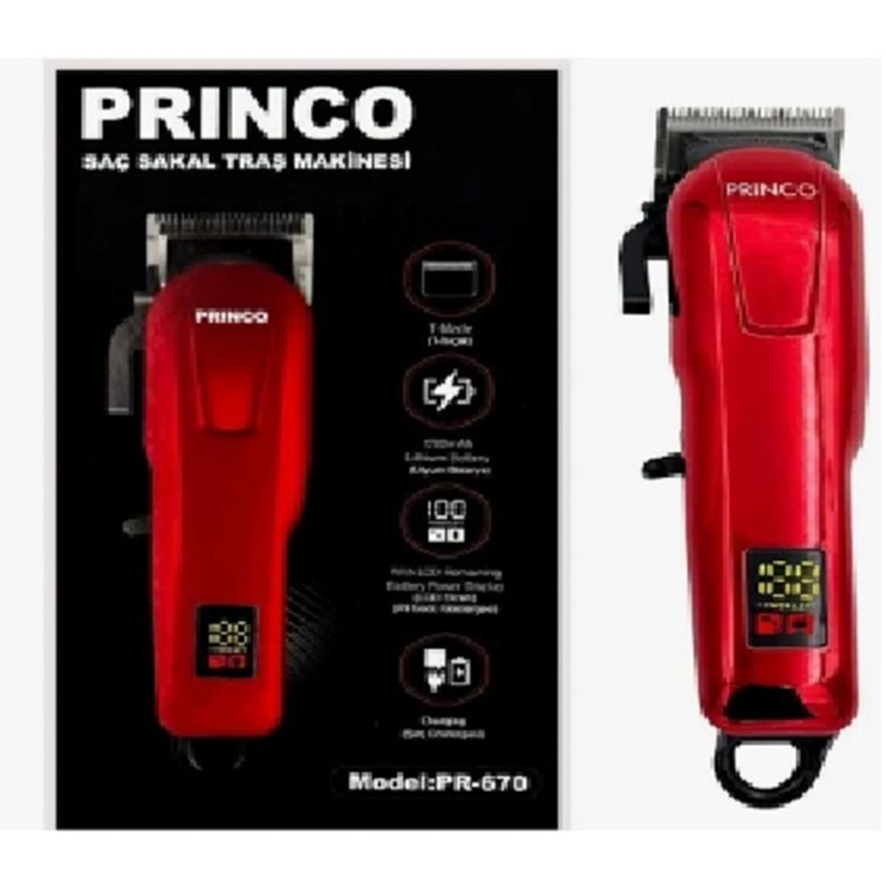 PRINCO PR670 SAÇ-SAKAL TRAŞ MAKİNASI *30