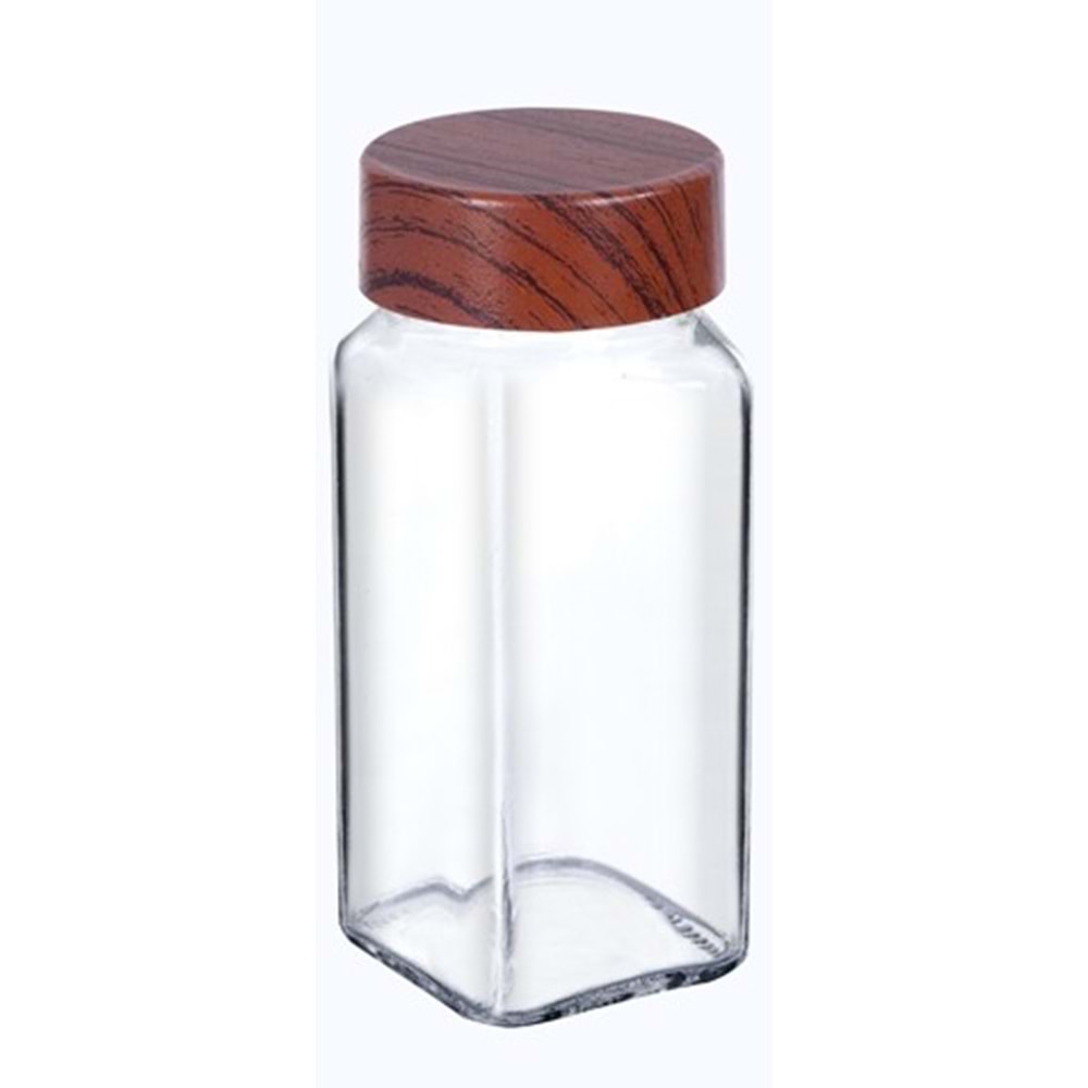 S325 SARİNA AHŞAP KAPAKLI BAHARATLIK 12 Lİ*8