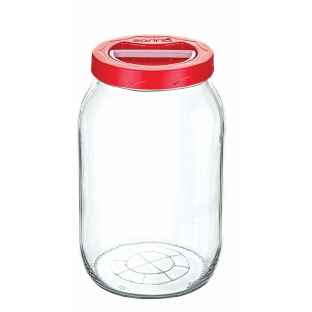 S182 SARİNA SADE KİLER KAVANOZ 3LT*6