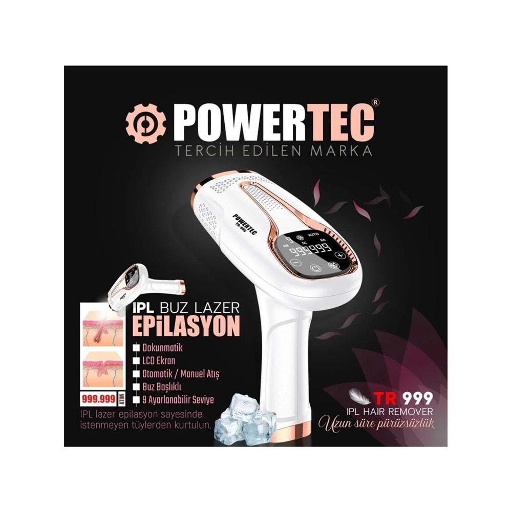 POWERTEC TR999 LAZER EPİLASYON MAKİNESİ