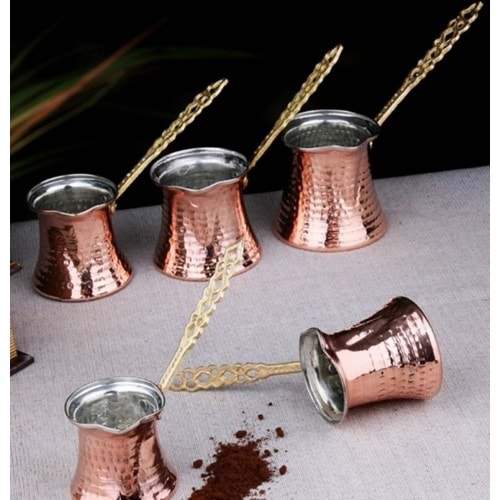 ZENLİFE BAKIR 3 LÜ CEZVE*30