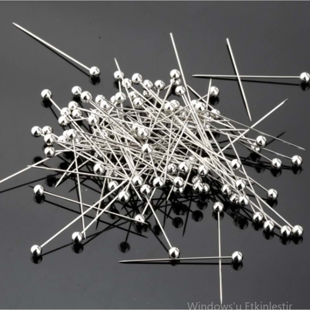 M566D CAM BAŞLI GÜMÜŞ RENK EŞARP İĞNESİ *1000*20