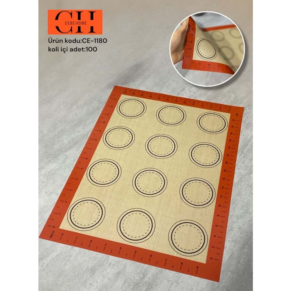 CEBE HOME CE1180 PİŞİRME MATI 30x40 CM *100