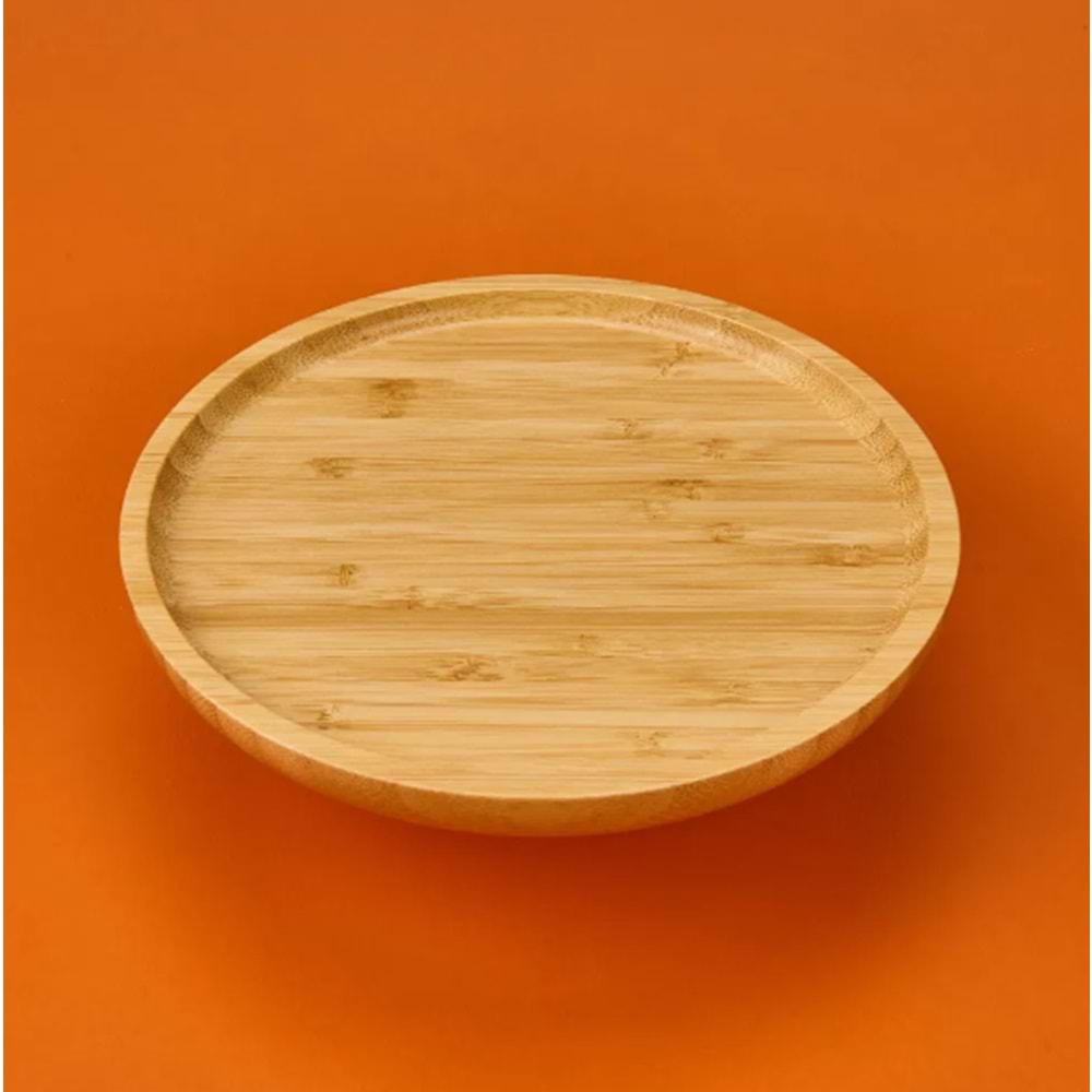 CEBE HOME CE0169 BAMBU YUVARLAK AYAKLI SUNUMLUK 20CM *12