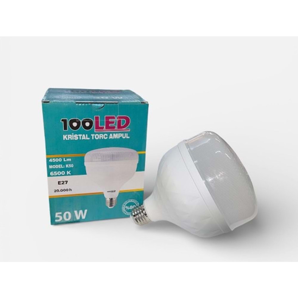 100LED K50 KRİSTAL AMPUL 50W TORCH*100