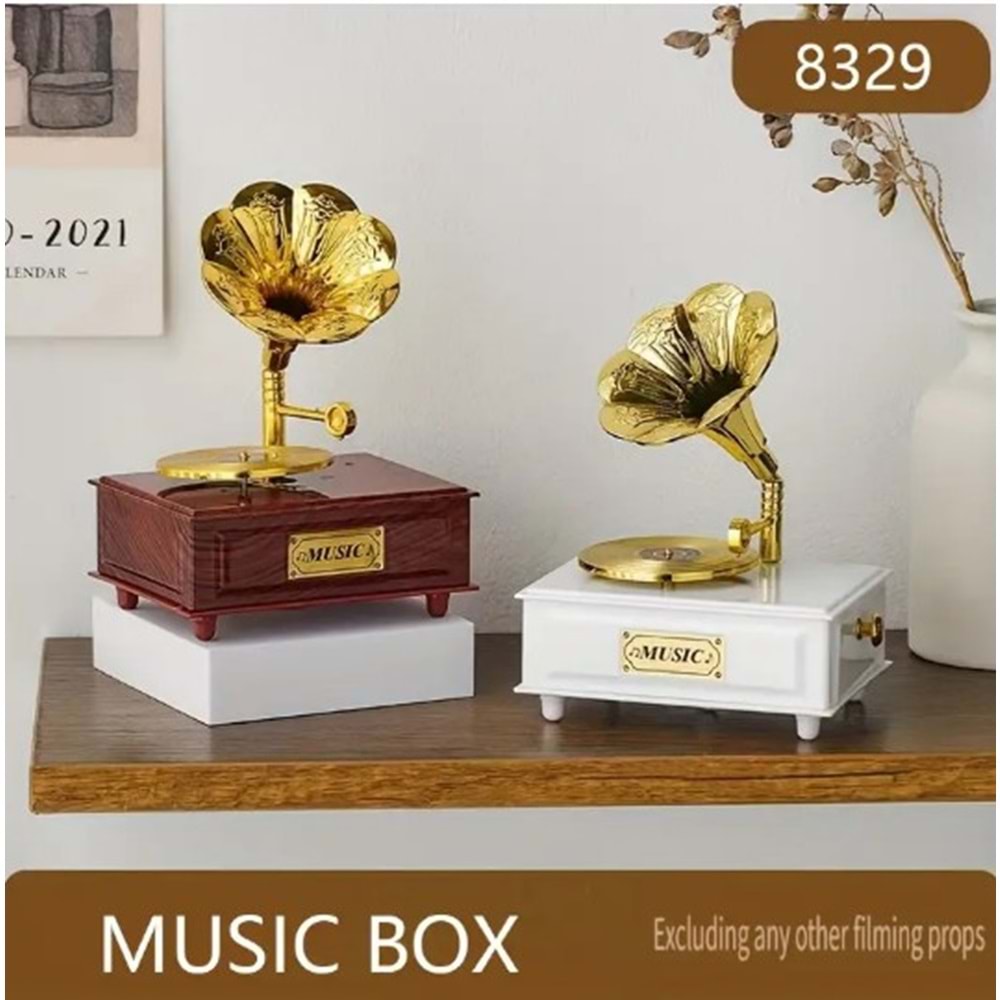 MUSIC C1774 8329 MİNİ MÜZİKLİ GRAMOFON*60