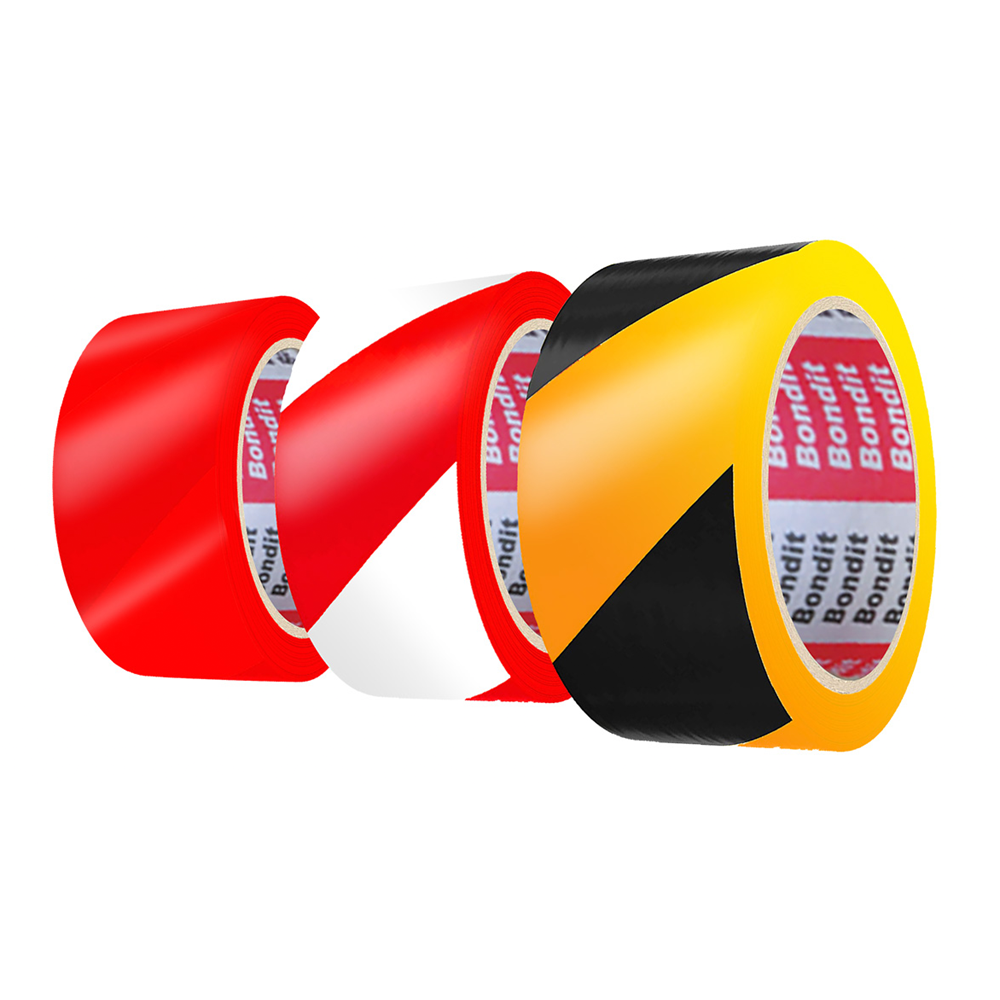 BNY5025K BONDİT YER İŞARETLEME BANDI KIRMIZI/BEYAZ 50X25YARDS