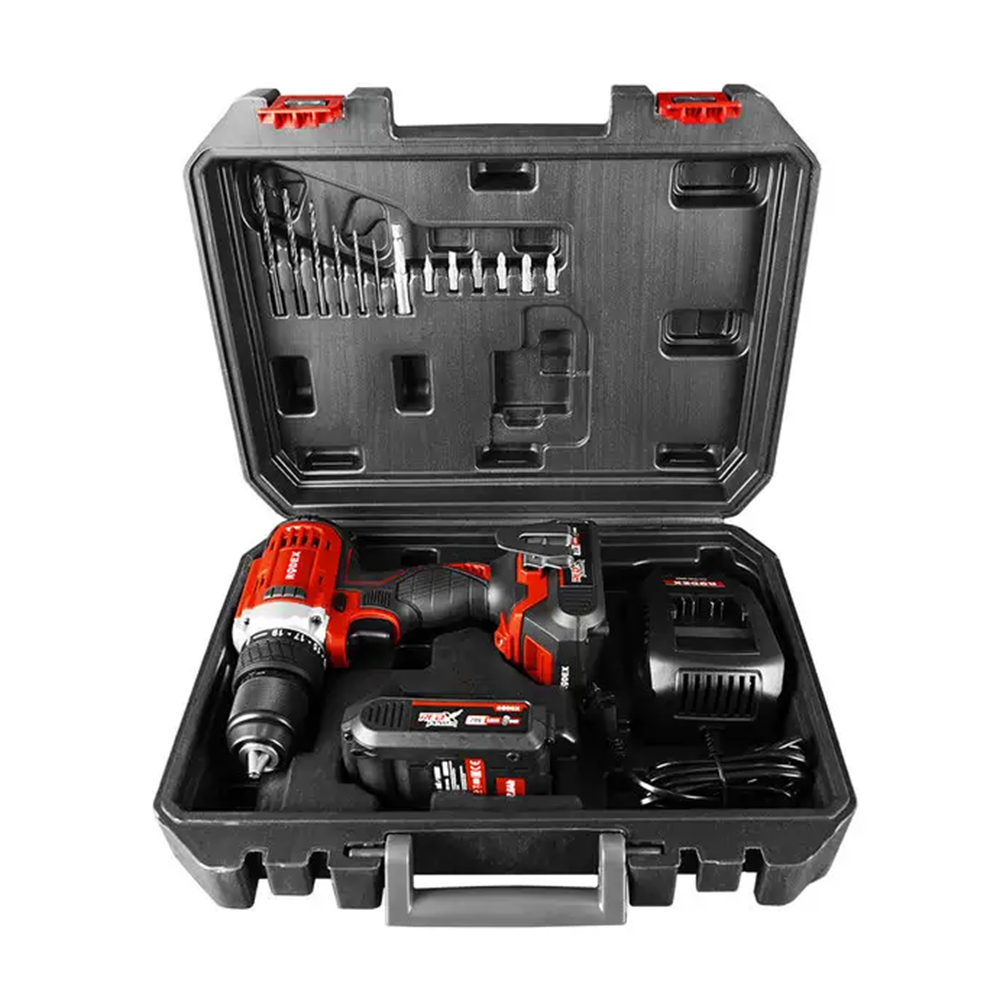 RPX2350F RODEX A.MATKAP KÖMÜRSÜZ 13MM 80NM 2VİTES 2X20V 2.0AH ÇANTALI AKSESUARLI