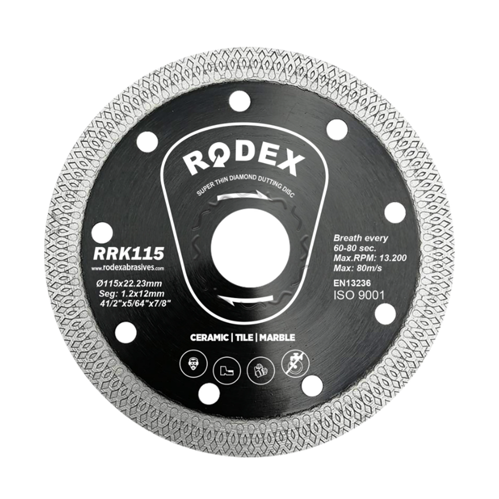RRK115 RODEX ULTRA SLIM ELMAS KESME DİSKİ 115MM*20