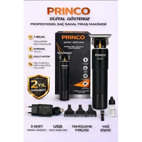 PRINCO PR690 SAÇ SAKAL TRAŞ MAKİNASI*30