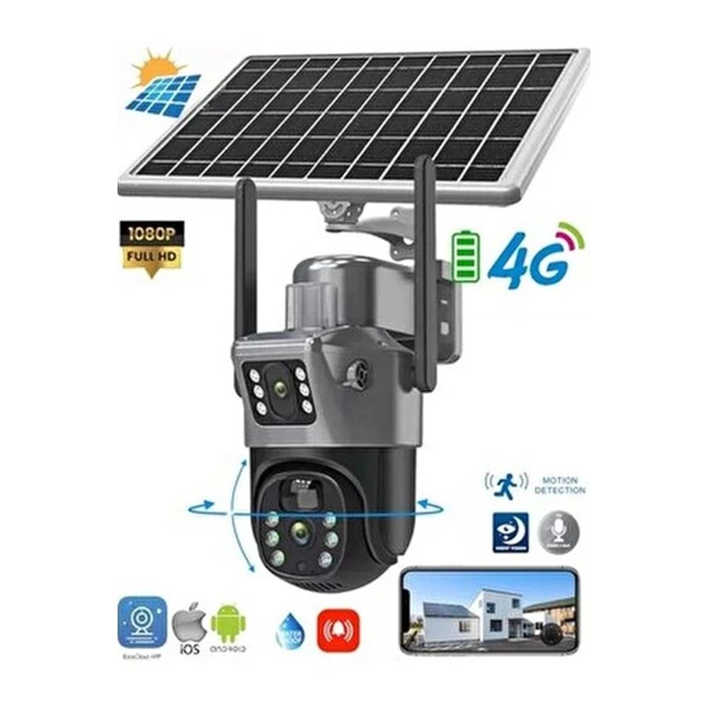 BLM83 BLİC 4G 6 MP SOLAR İP KAMERA ALARMLI*12