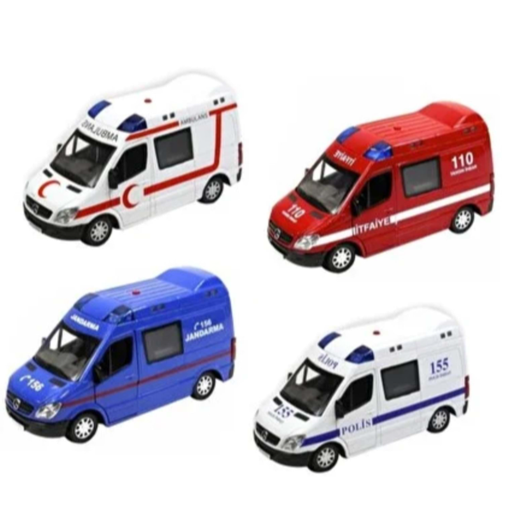 CAN 688-8D SESLİ ÇEK BIRAK METAL ARABA*12